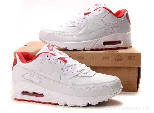 blanche chaussures Nike Air Max 90 (2)